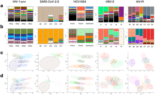 Author summary Viruses evolve rapidly because their genetic material accumulates mutations during replication. As a result, viruses within a single infected host often exist as a mixture of closely related genetic variants known as a viral quasispecies. This …