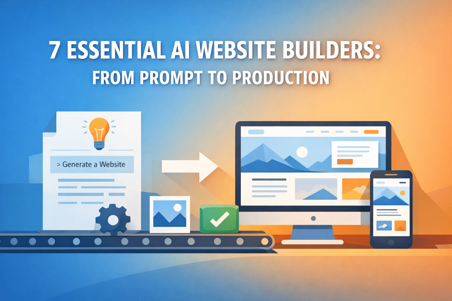 I reviewed dozens of AI website builders and found 7 that are worth testing.