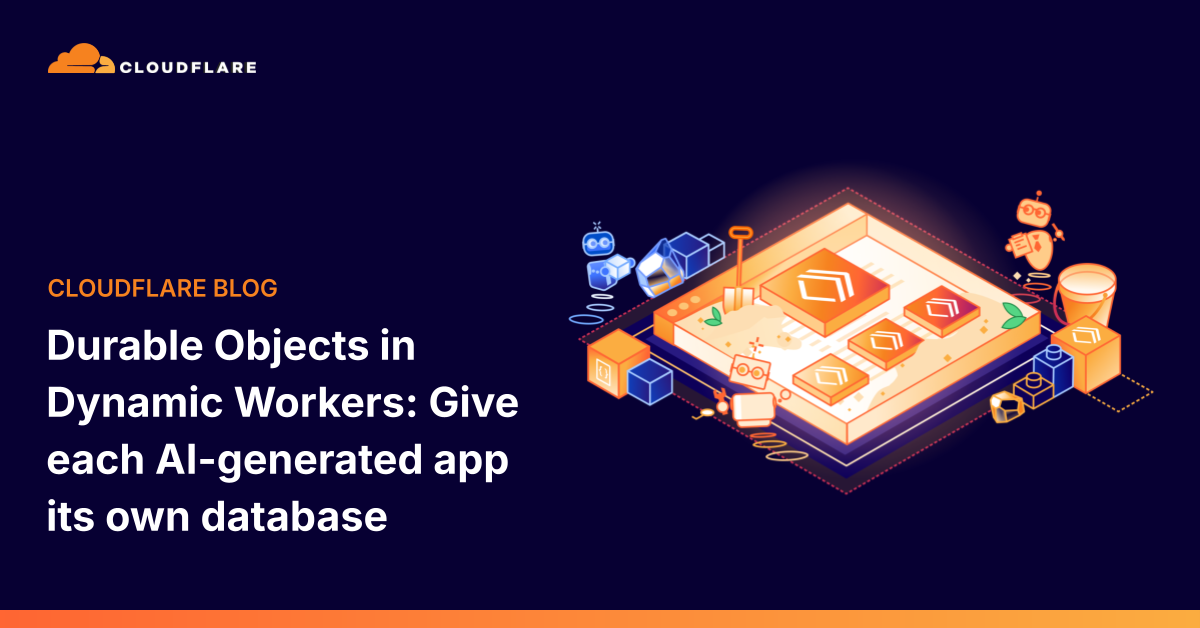 We’re introducing Durable Object Facets, allowing Dynamic Workers to instantiate Durable Objects with their own isolated SQLite databases. This enables developers to build platforms that run persistent, stateful code generated on-the-fly.