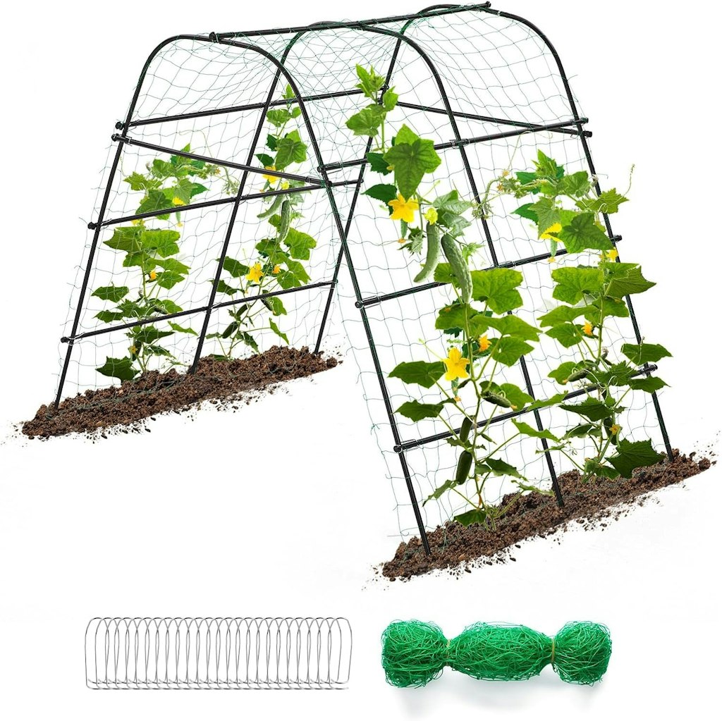 Amazon offers the 67" Cucumber Trellis for Raised Bed for $20.99. It's the best price we found by $10. Shipping is free for Prime members. Buy Now at Amazon