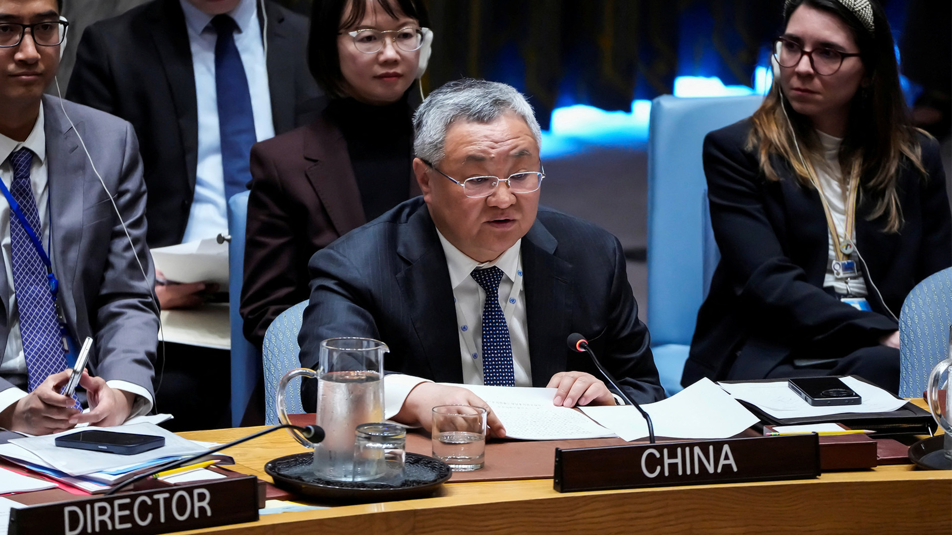China's UN Ambassador Fu Cong says maintaining the ceasefire and reopening the Strait of Hormuz are “urgent” priorities.