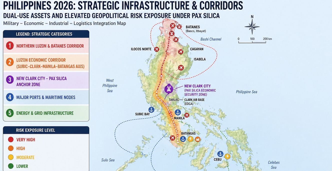 With the U.S.-led Pax Silica framework, the Philippines is becoming a dual-use platform where military strategy and supply-chain restructuring are converging. Over the past year, the Philippines has moved decisively into the front line of US–China friction, t…
