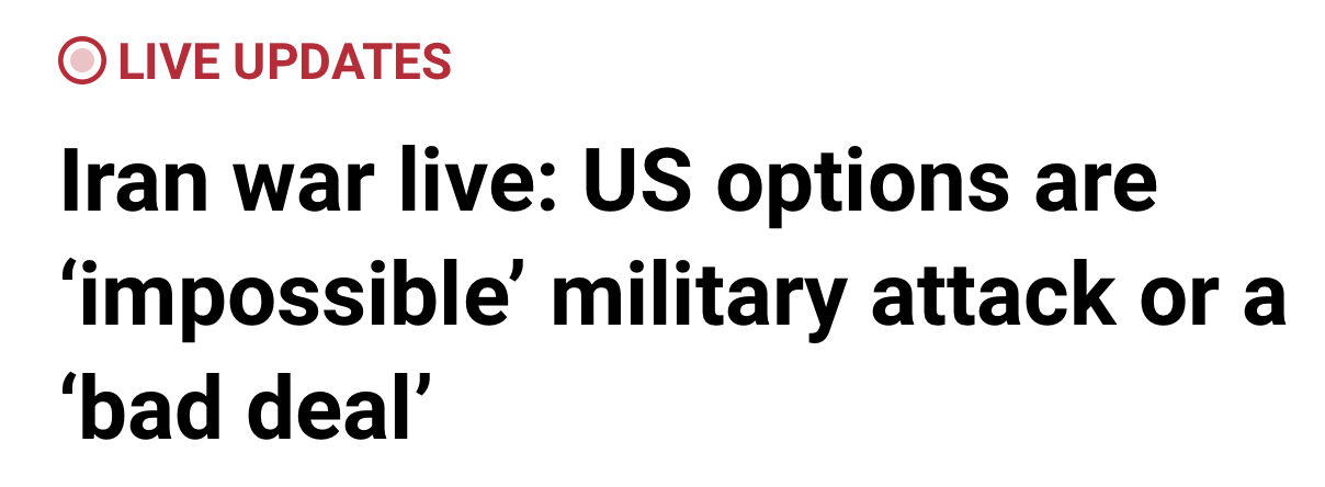 Today's Iran war news: Trump carries on with his signature chaos-making, but not necessarily to his advantage.